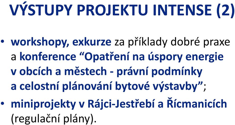 a městech právní podmínky acelostní plánování bytové výstavby