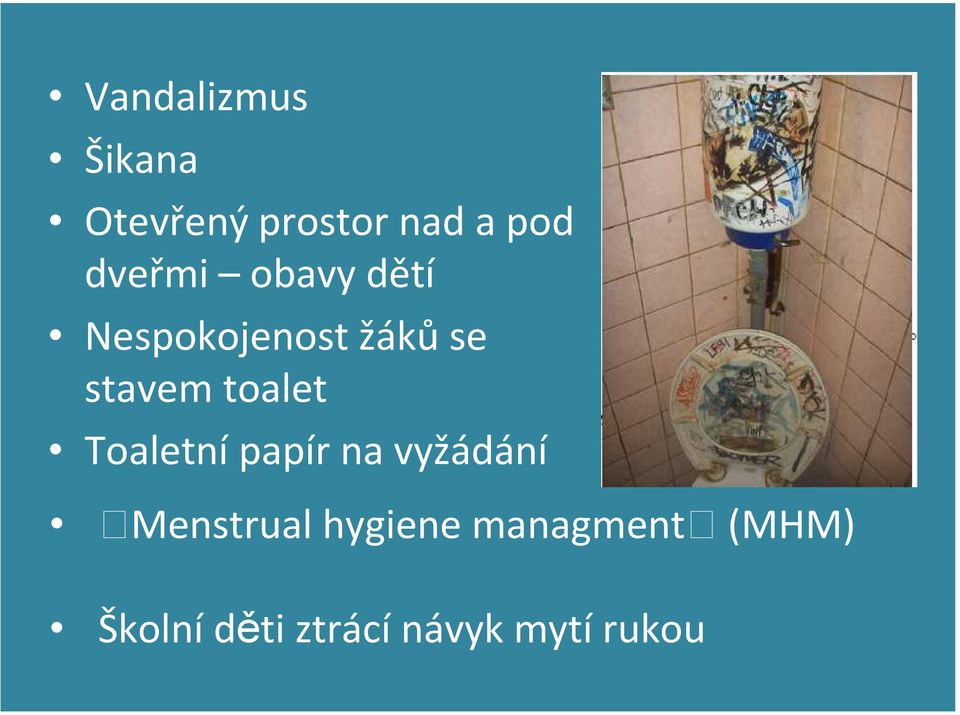 toalet Toaletní papír na vyžádání ˮMenstrual