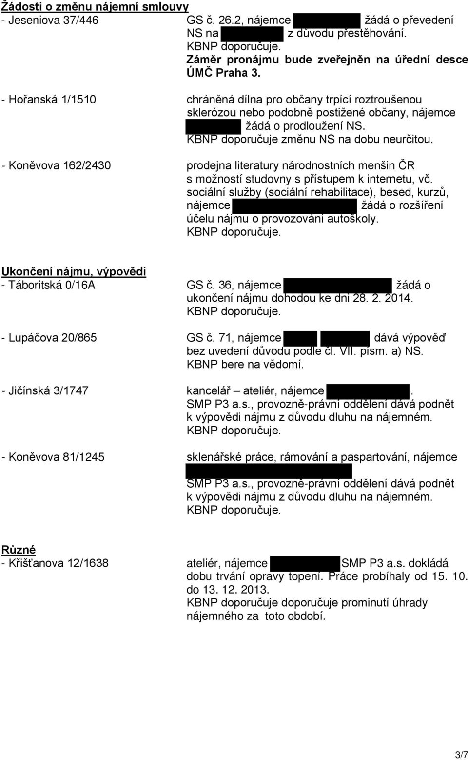 - Koněvova 162/2430 prodejna literatury národnostních menšin ČR s možností studovny s přístupem k internetu, vč.