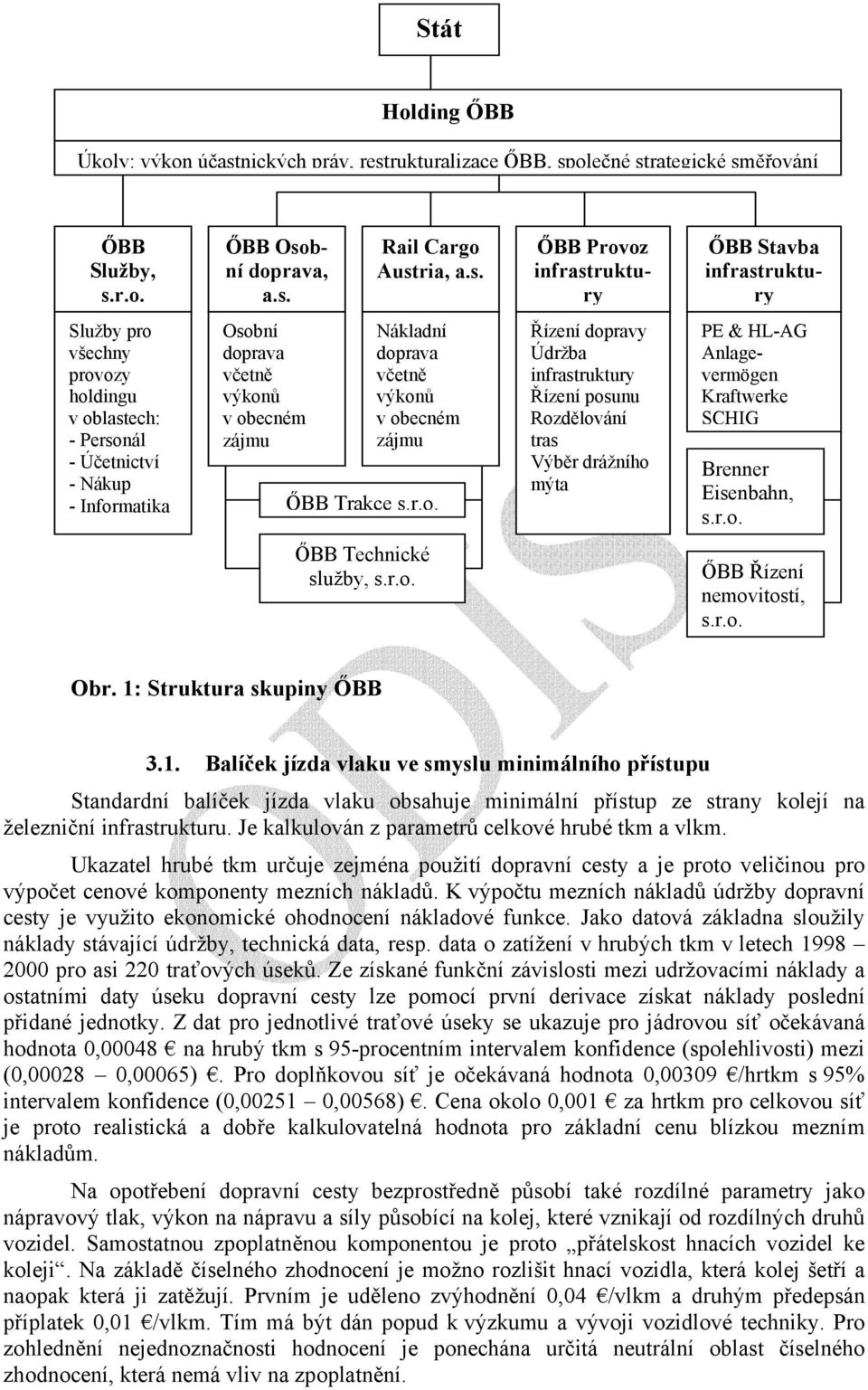 rukturalizace ŐBB, sp