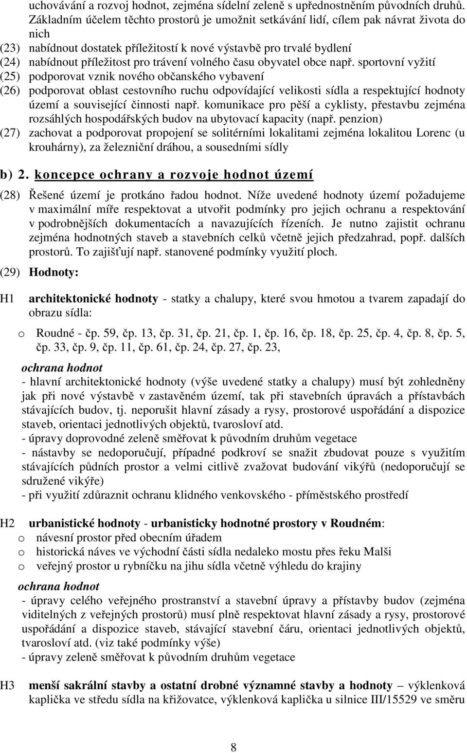 trávení volného času obyvatel obce např.