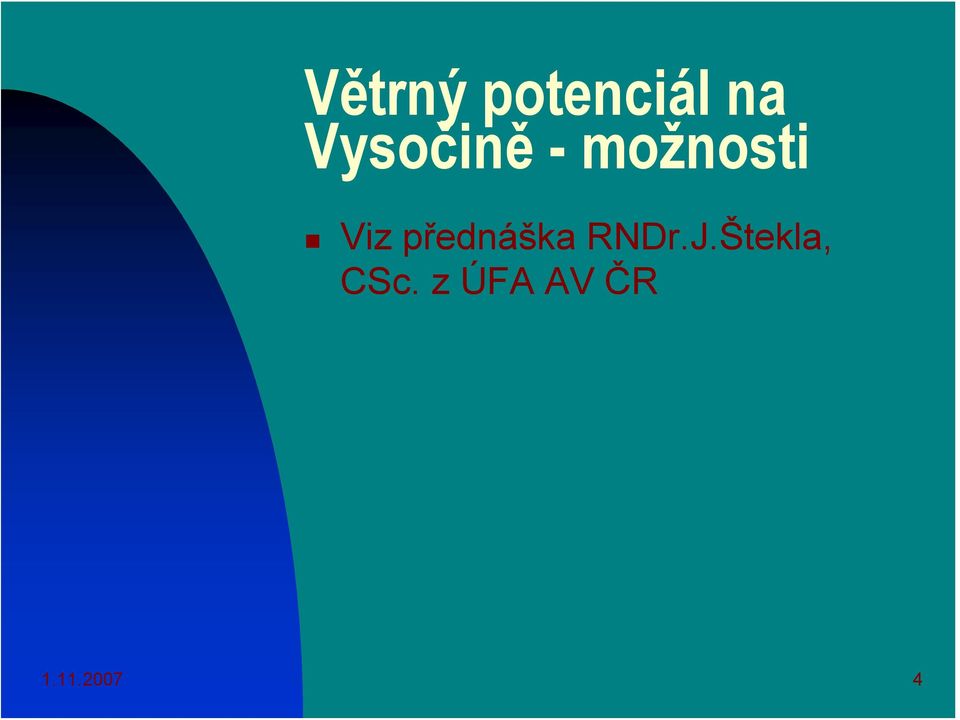 přednáška RNDr.J.