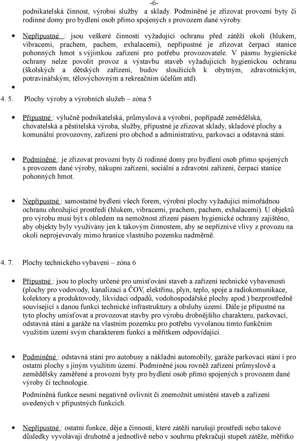 pro potřebu provozovatele.