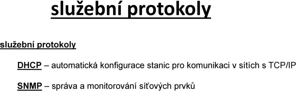 konfigurace stanic pro komunikaci v