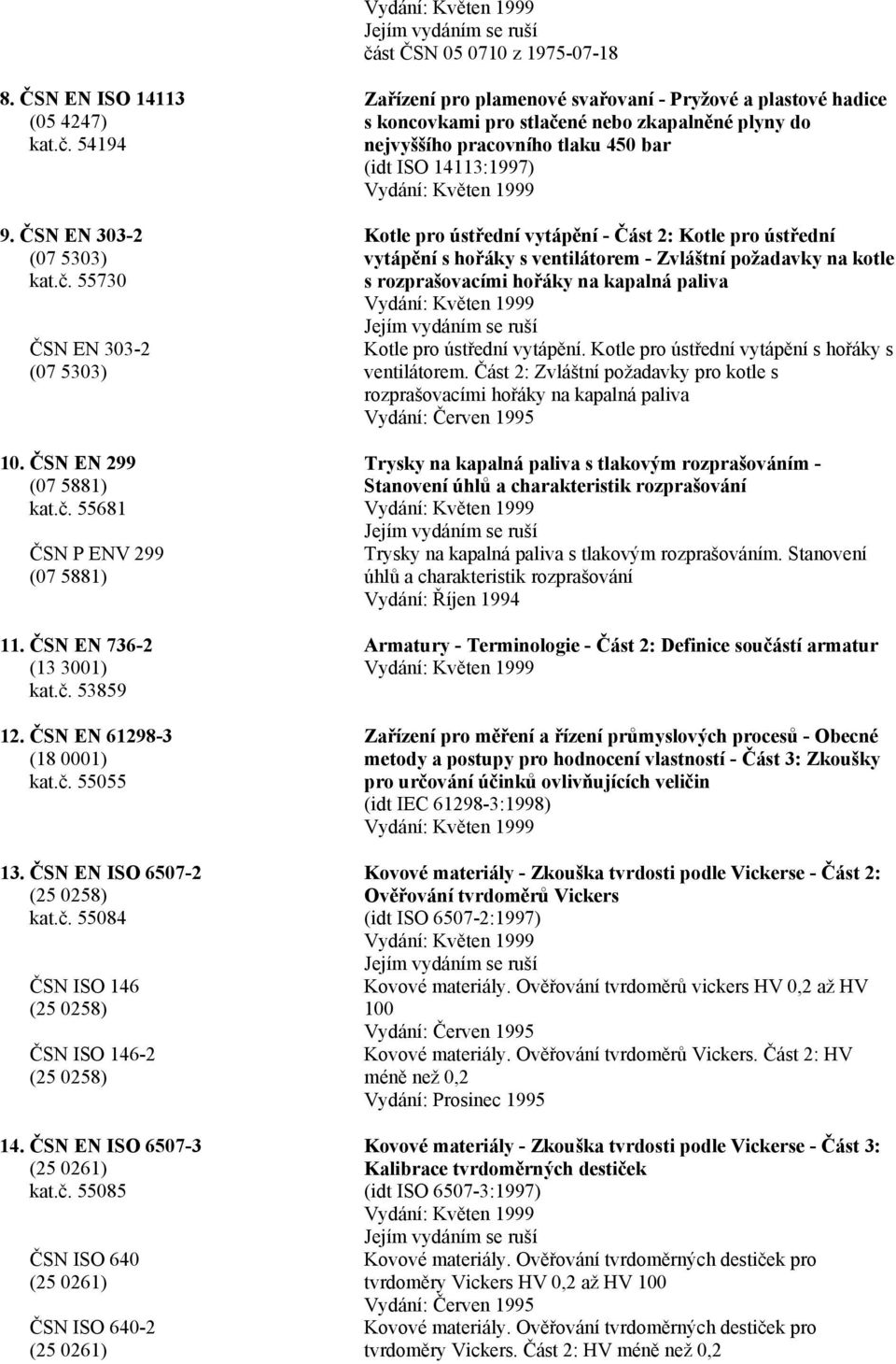 ČSN EN ISO 6507-3 (25 0261) kat.č.