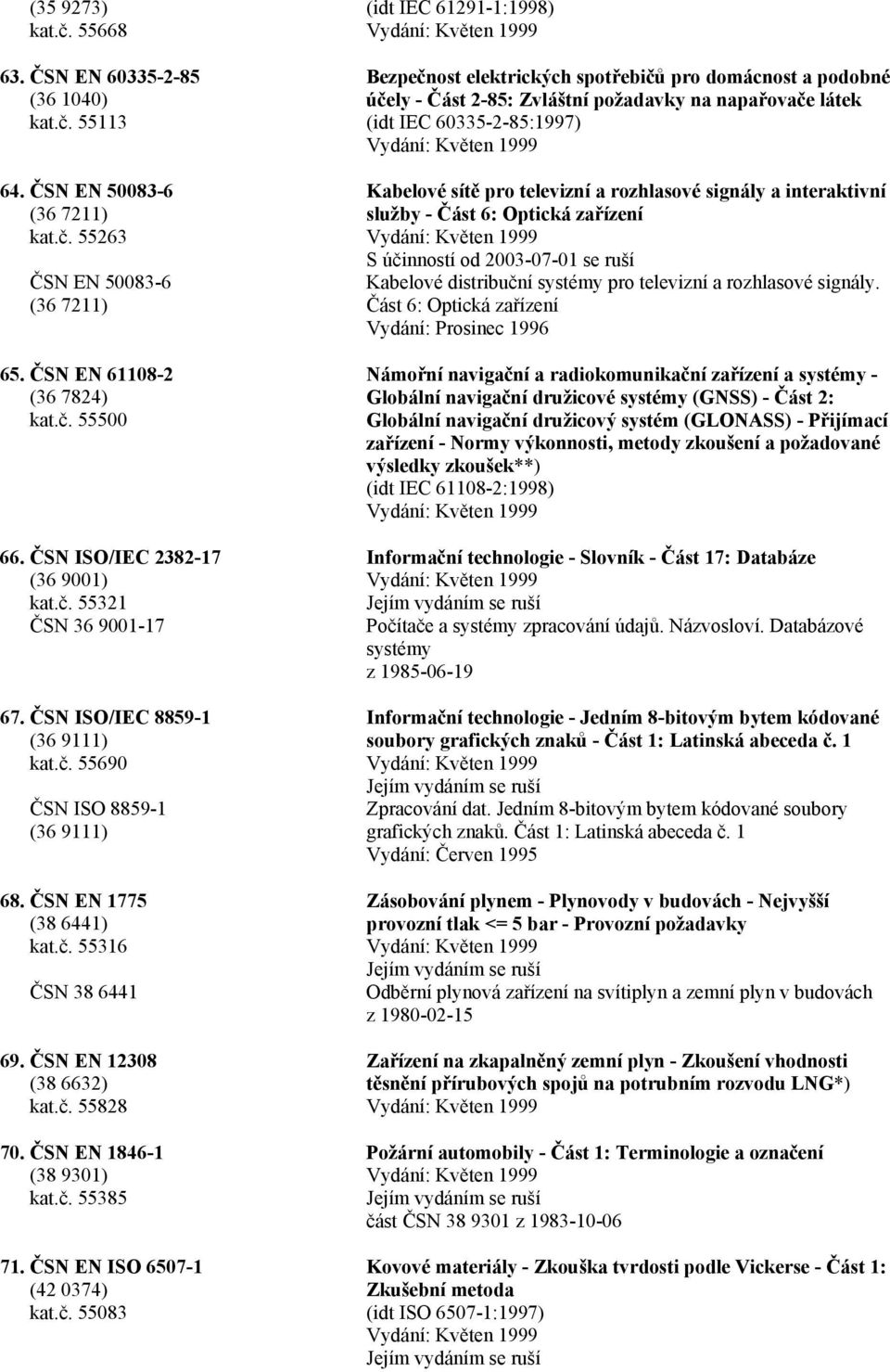 ČSN EN 12308 (38 6632) kat.č.