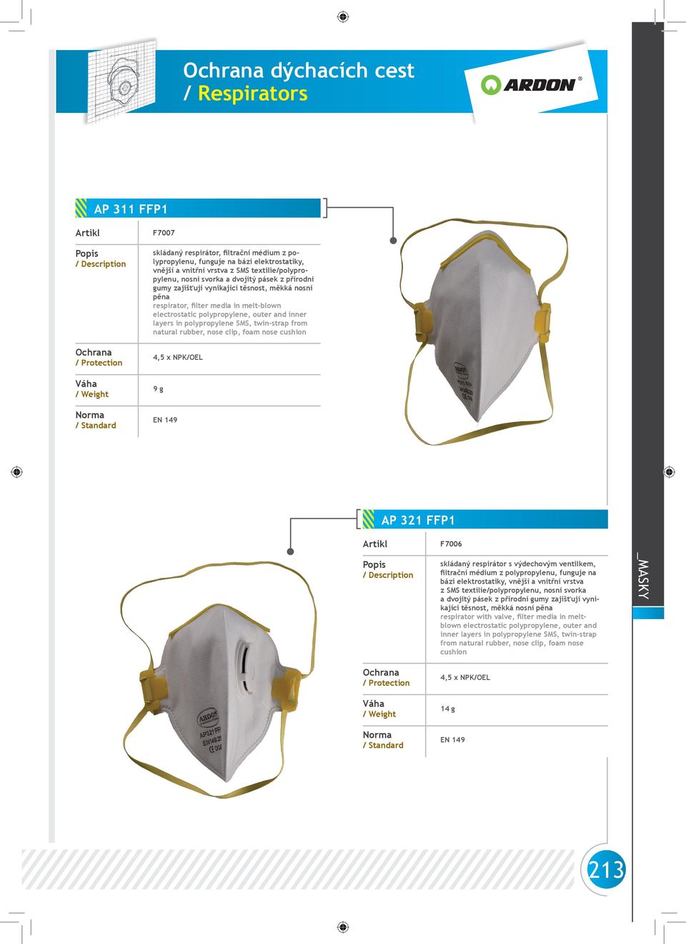 nose clip, foam nose cushion 4,5 x NPK/OEL 9 g AP 321 FFP1 F7006 skládaný respirátor s výdechovým ventilkem, filtrační médium z polypropylenu, funguje na bázi elektrostatiky, vnější a vnitřní vrstva