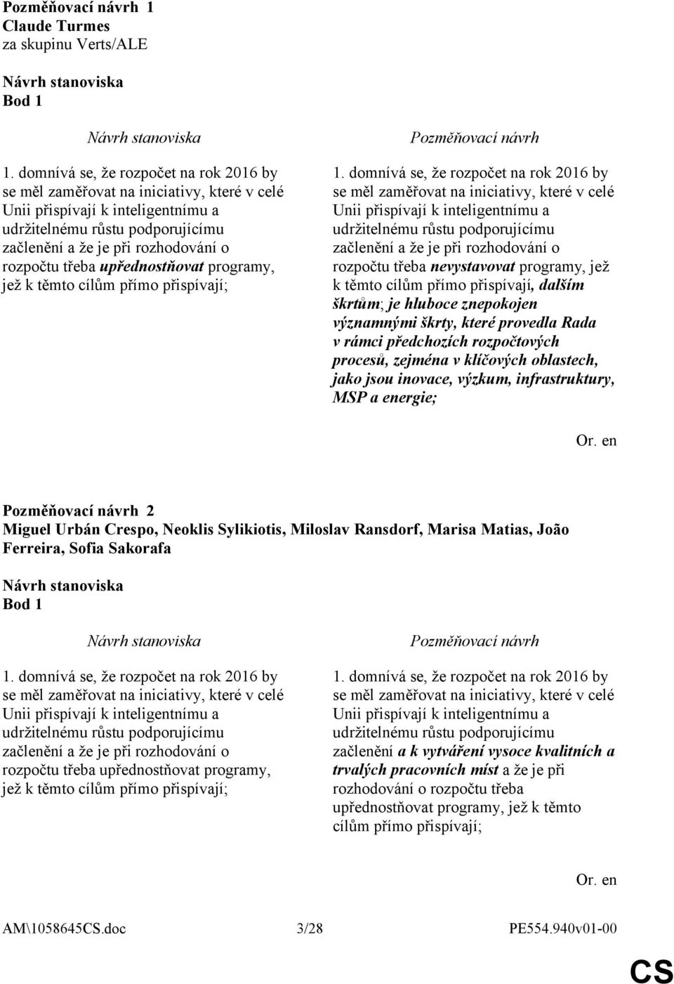 třeba upřednostňovat programy, jež k těmto cílům přímo přispívají; 1.