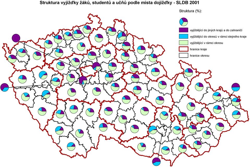 do zahrani í vyjížd jící do okres v rámci stejného kraje