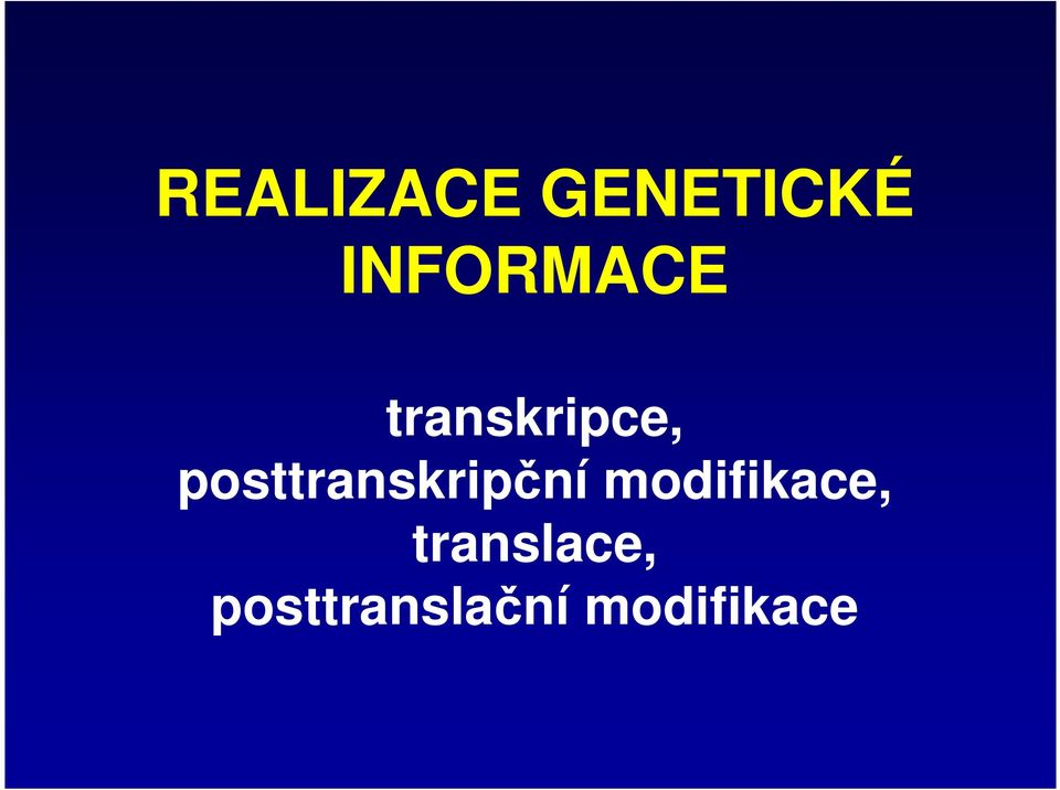 posttranskripční