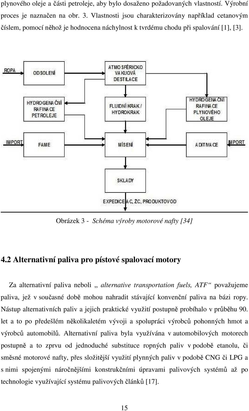 2 Alternativní paliva pro pístové spalovací motory Za alternativní paliva neboli,, alternative transportation fuels, ATF považujeme paliva, jež v současné době mohou nahradit stávající konvenční