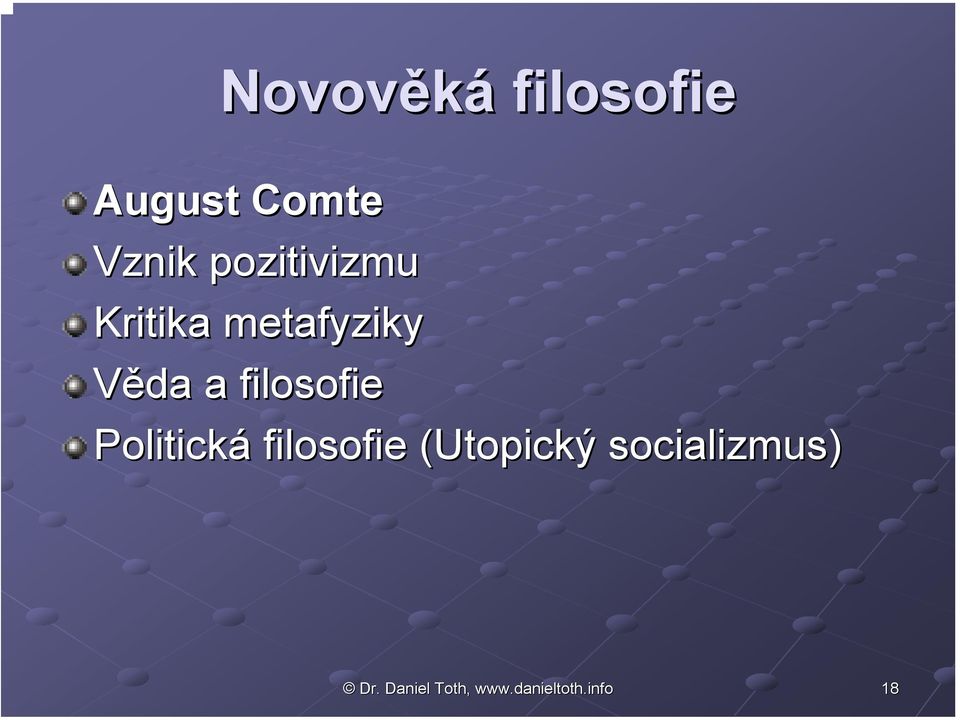 metafyziky Věda a filosofie