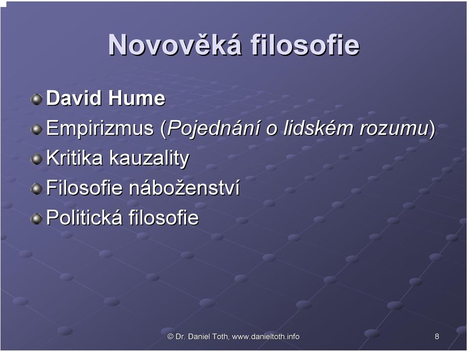 Kritika kauzality Filosofie