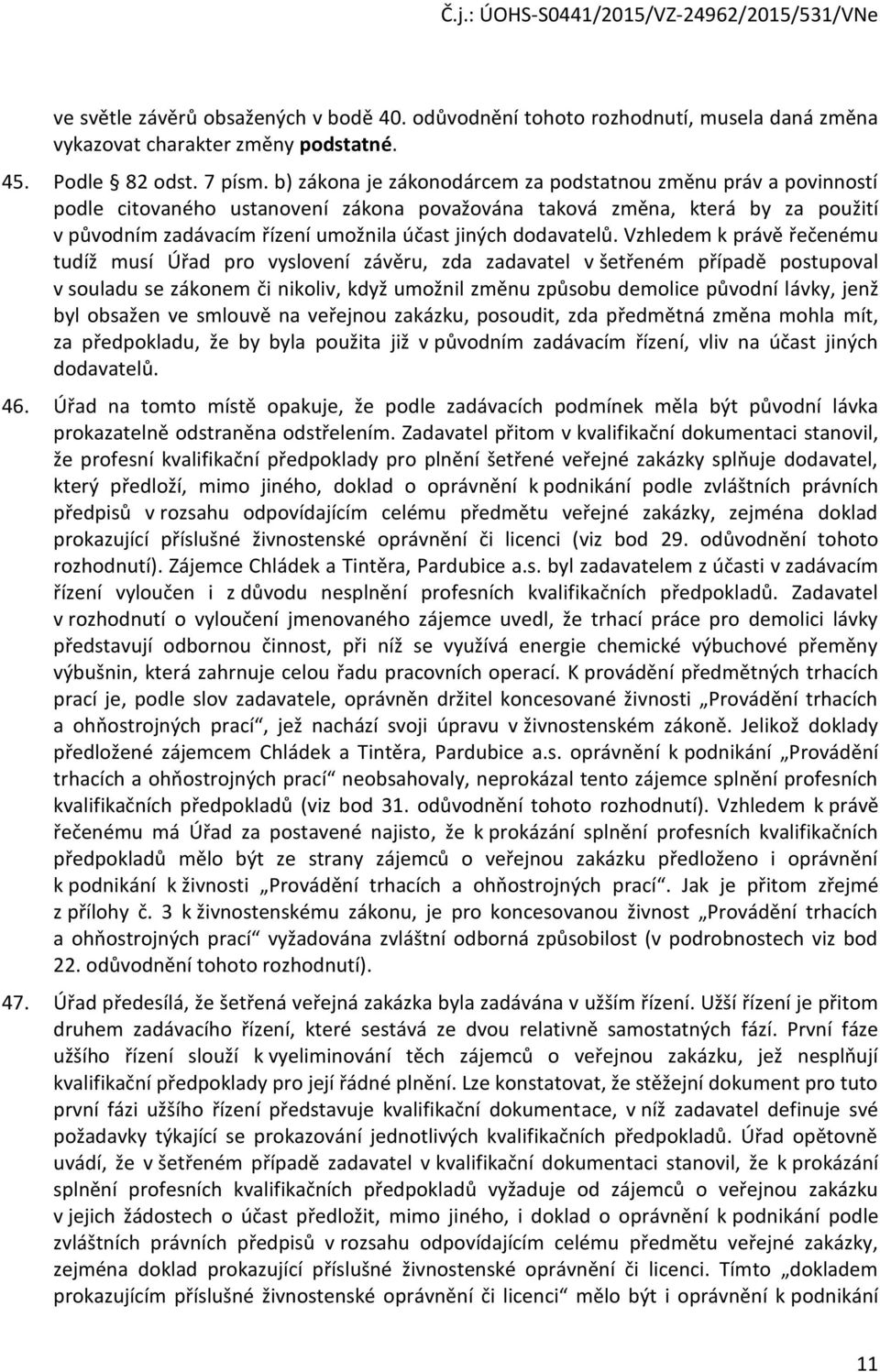 dodavatelů.