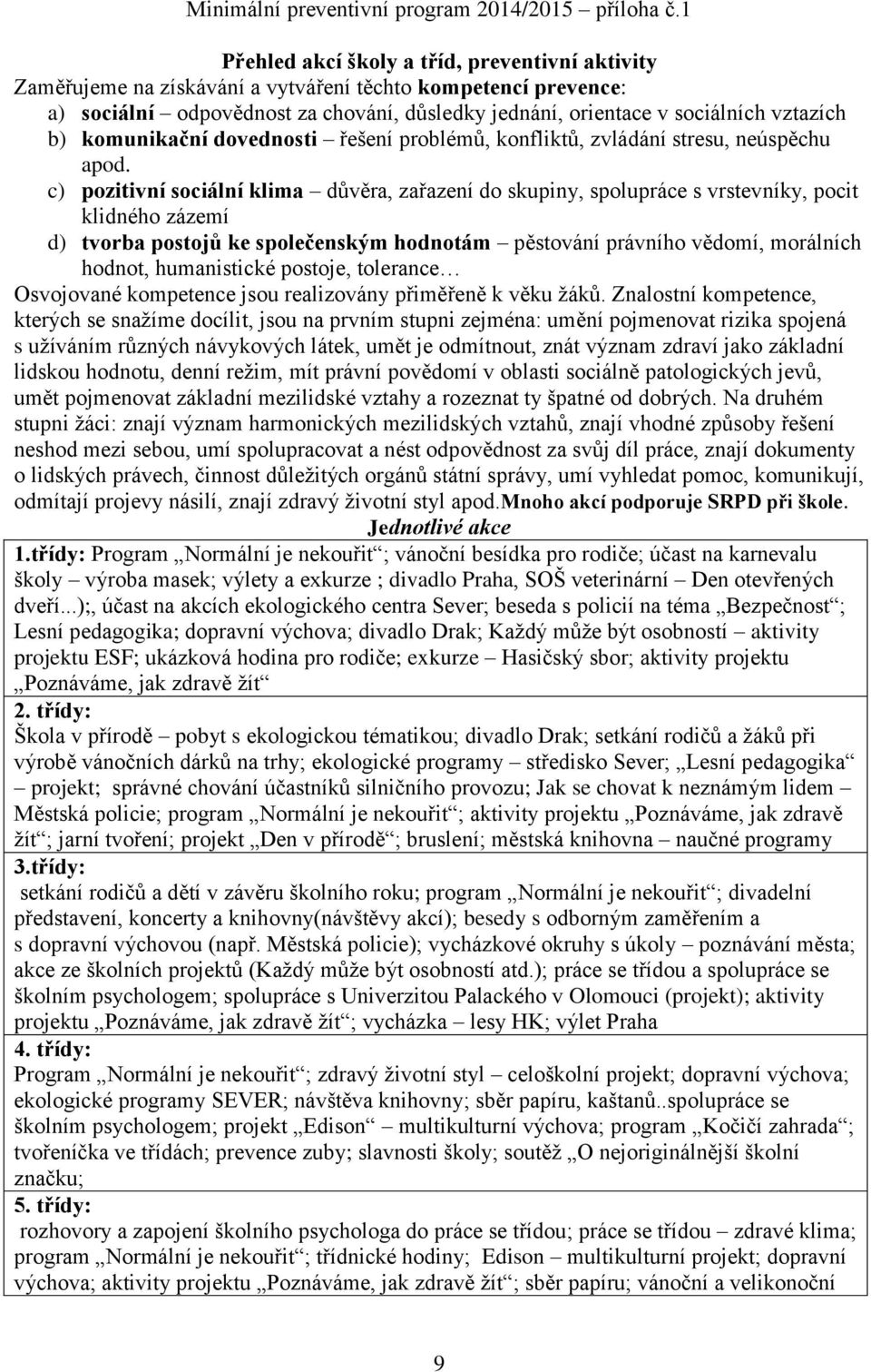 b) komunikační dovednosti řešení problémů, konfliktů, zvládání stresu, neúspěchu apod.