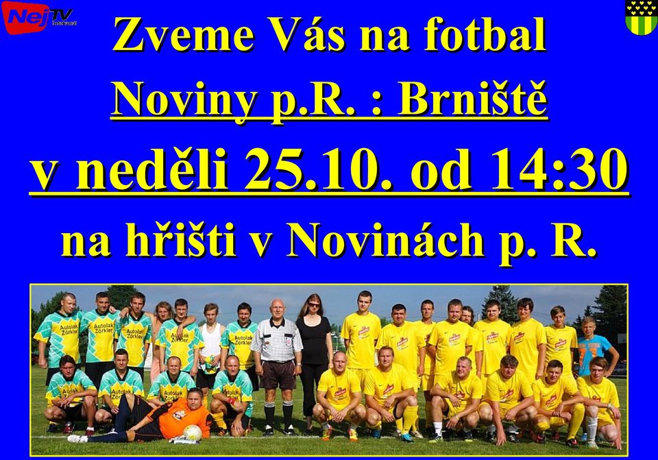 : Brniště v neděli 25.