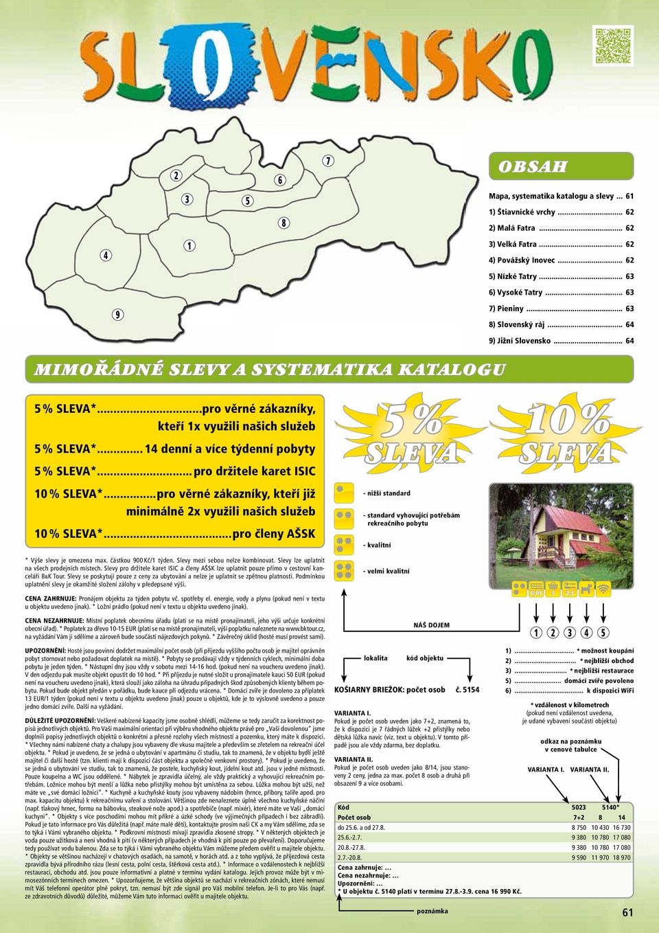 .. 14 denní a více týdenní pobyty 5 % SLEVA*...pro držitele karet ISIC 10 % SLEVA*...pro věrné zákazníky, kteří již minimálně 2x využili našich služeb 10 % SLEVA*.