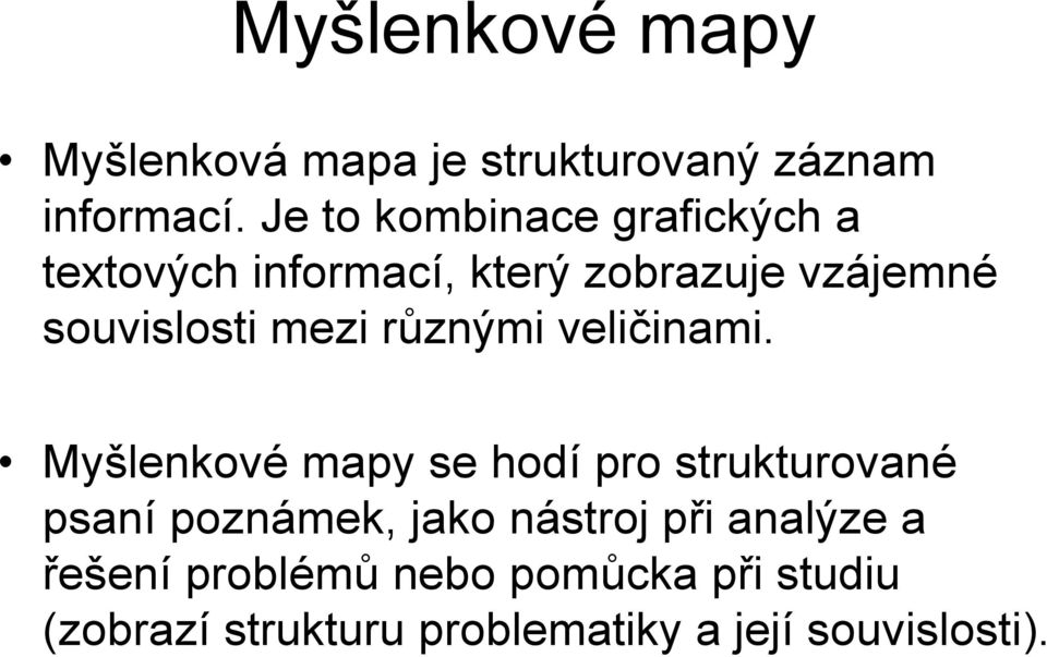 mezi různými veličinami.