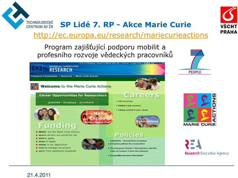 eu/research/mariecurieactions Program