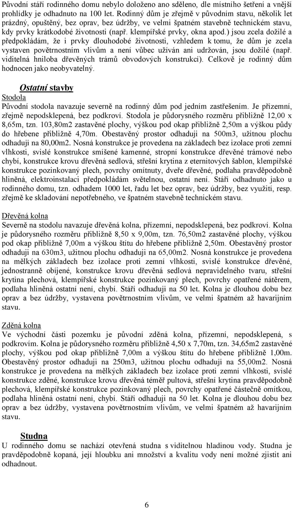 klempířské prvky, okna apod.