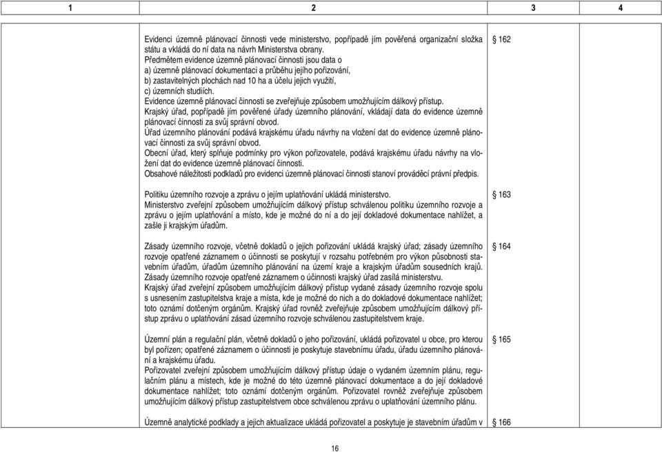 Evidence územně plánovací činnosti se zveřejňuje způsobem umožňujícím dálkový přístup.