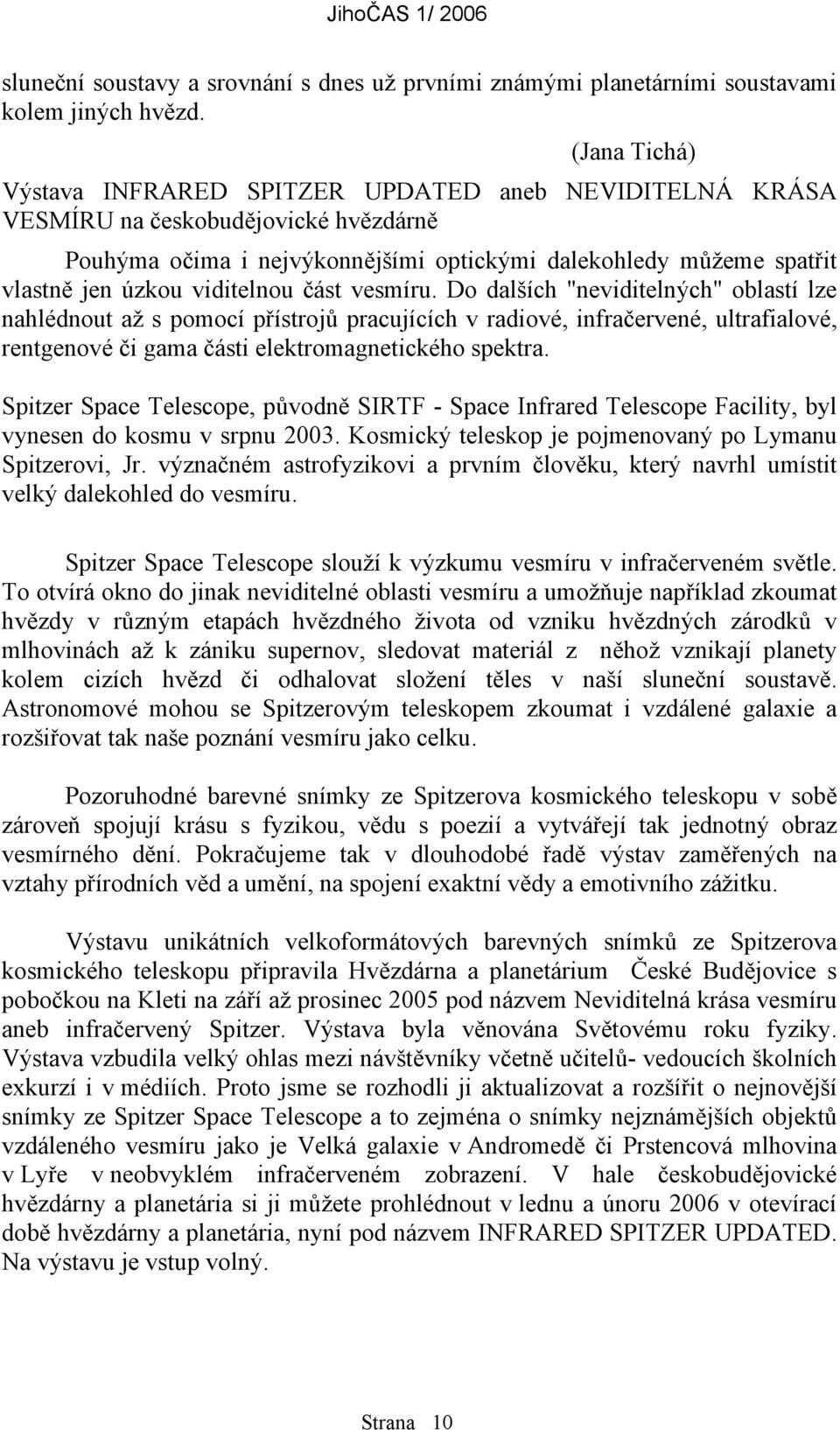 viditelnou část vesmíru.