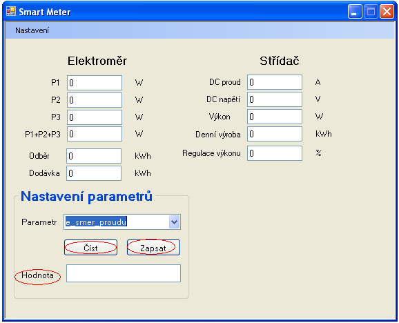 Příklad 2. pokud je v instalaci nainstalováno více síťových invertorů Fronius, např.: 2x invertor, typ SYMO 3.0-3-M, s AC nominálním výstupem 3000W, bude nastaven tento parametr také na hodnotu 60 W.