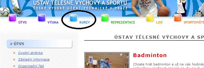 6.2.1 Krok 1:přejití do sekce kurzů Q1 ANO Přejít do sekce kurzy Q2 ANO