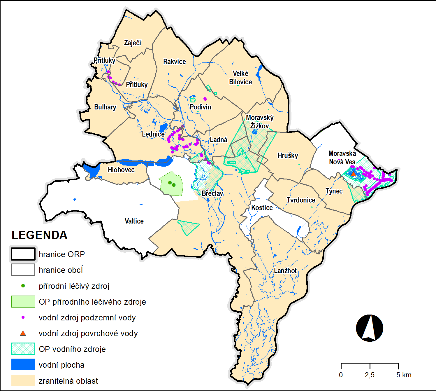 Zájmová oblast patří k nejteplejším a nejsušším v České republice, zejména léto je velmi dlouho teplé a suché.