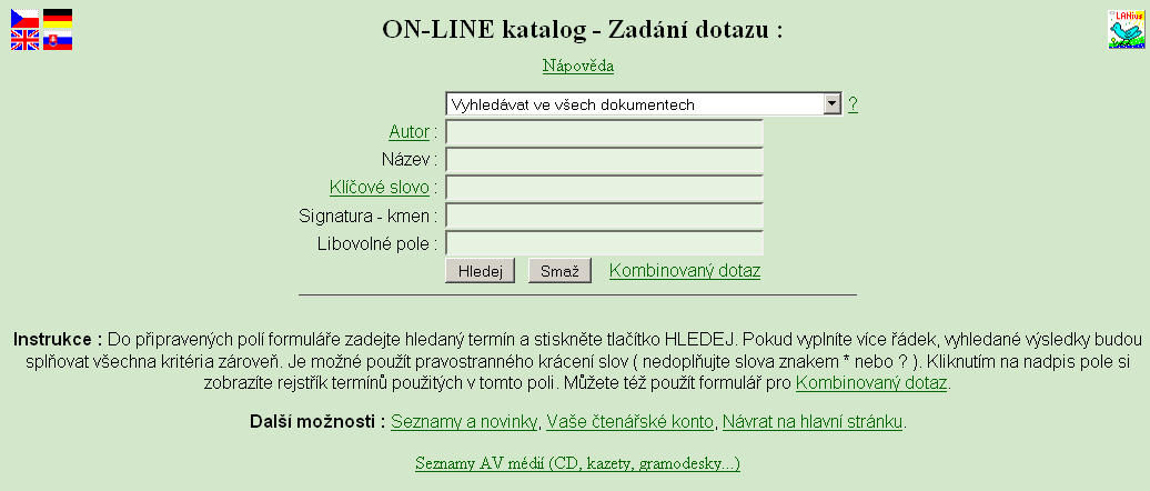 2. Zadávání dotazů Obr.