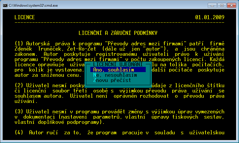 2.2 INSTALACE Z DOS INSTALÁTORU Modul se instaluje z flashdisku, resp. je možné jej instalovat z pevného disku, pokud instalační soubory zkopírujete do instalačního adresáře.