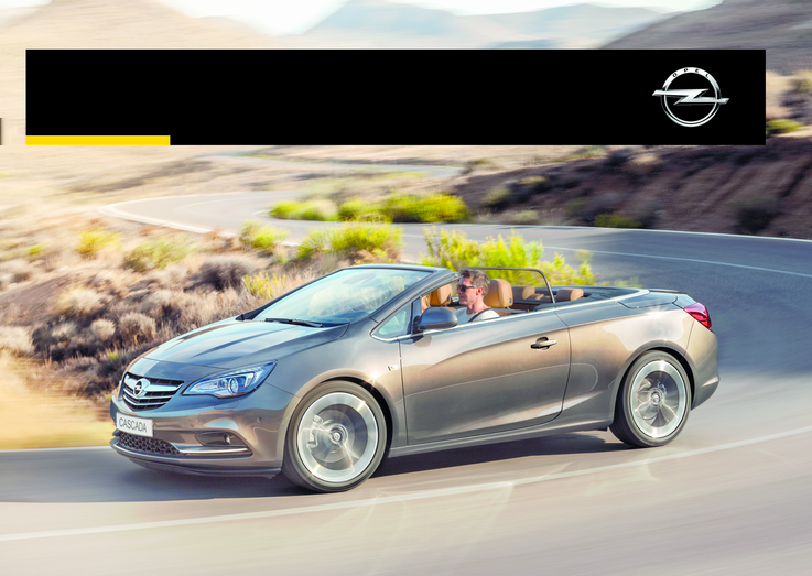 OPEL CASCADA Příručka