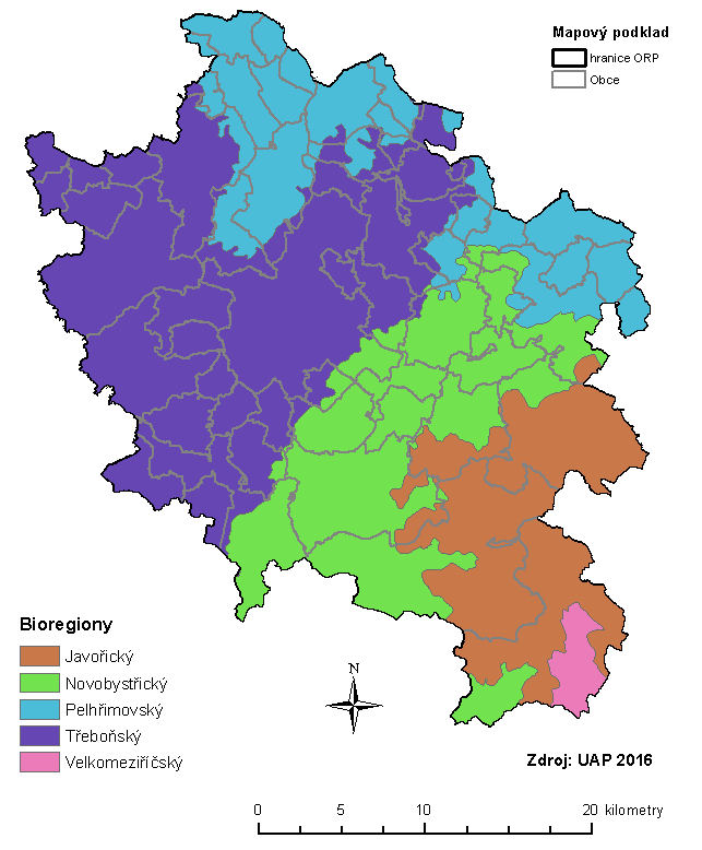 2.4. OCHRANA PŘÍRODY A KRAJINY Území SO ORP Jindřichův Hradec se řadí k oblastem s nadprůměrnou rozlohou chráněných území v rámci CHKO, přírodních parků a dalších chráněných lokalit (cca 38 % území).