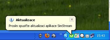 V případě, že aktualizaci neprovedete ihned, tento dialog zavřete, dojde po čase k jeho opětovnému zobrazení. Aktualizaci aplikace je možné spustit dvěma způsoby.