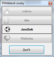 1. UŽIVATELSKÁ PŘÍRUČKA 1.1. Metodika přihlašování Pro korektní výsledky měření sledovanosti v rámci projektu SimStream je důležité, aby aplikace byla ze strany členů domácnosti korektně obsluhována