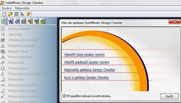 3. Nastavení doplňkového modulu v SolidWorks - postup: Z menu