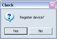 Chcete-li vyhledat a nainstalovat zařízení, vyberte příkazy Tools (Nástroje) > Register Device (Registrovat zařízení). 2.