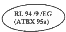 Inštrukcie Nebezpečenstvo výbuchu bolo posudzované v súlade so smernicou EN 13463-1:2001 a EN 1127-1:1997. Aplikovaná ochrana pred vznietením: EN 13463-5 ochrana bezpečnou konštrukciou c.