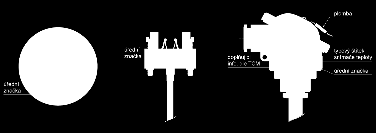 4 1 1 1 1 3 4 1 3 4 1 3 1 1 1 1 4 3 1 1 Modulární odporové a termoelektrické snímače teploty ModuTEMP 70 4.1.4 Elektrické připojení a) RTD 1xPt100/-vodič 1xPt100/4-vodič xpt100/-vodič xpt100/3-vodič