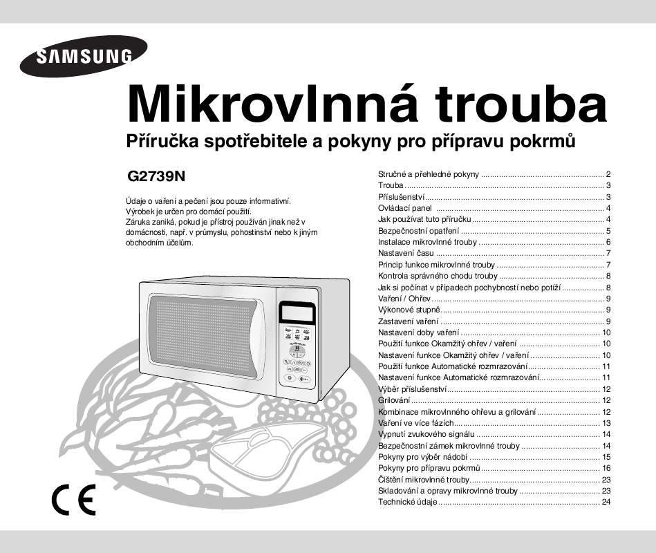 specifikace, bezpečnostní poradenství, velikost, příslušenství, atd.).