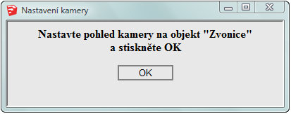 Obrázek 3: Dialogové okno nástroje Nastavení Obrázek 4: Dialog pro nastavení výchozího pohledu na objekt 2. Klikněte na vybraný objekt modelu. 3. V dialogovém okně se zobrazí dosavadní atributy jako výchozí hodnoty.