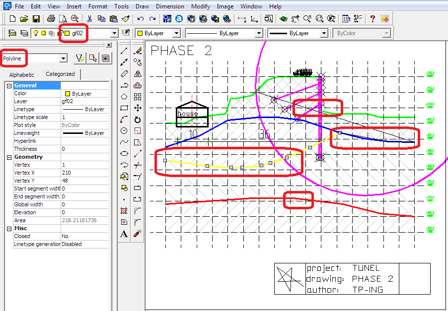 AutoCAD 2002 úprava souboru DXF Nový soubor (model203.