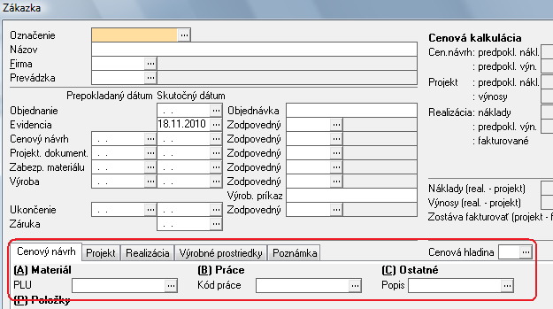 program zapíše sumu z nedoplatkov zo saldokonta. Políčko Zostáva fakturovať bez DPH / s DPH predstavuje rozdiel medzi výnosmi z fázy projektu (suma bez DPH) a fakturovanou čiastkou.