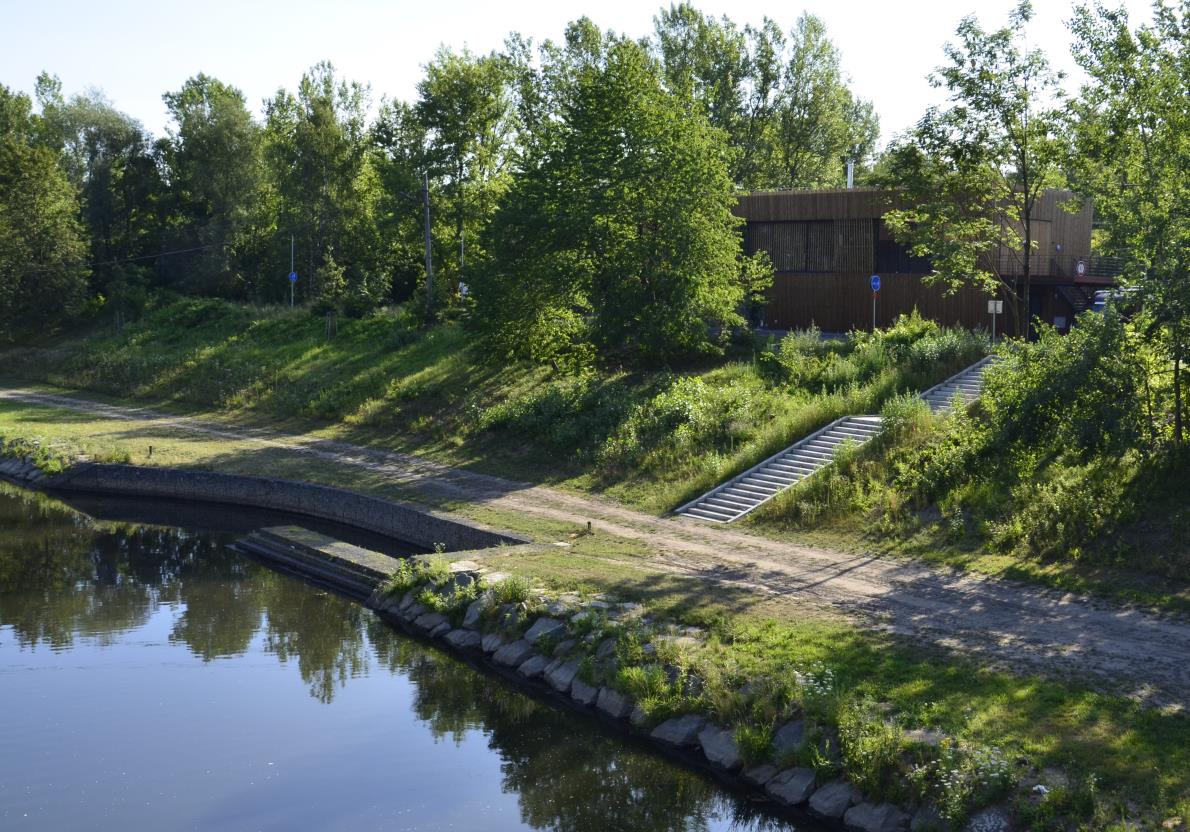 Ostrava, řeka Ostravice Vodácký