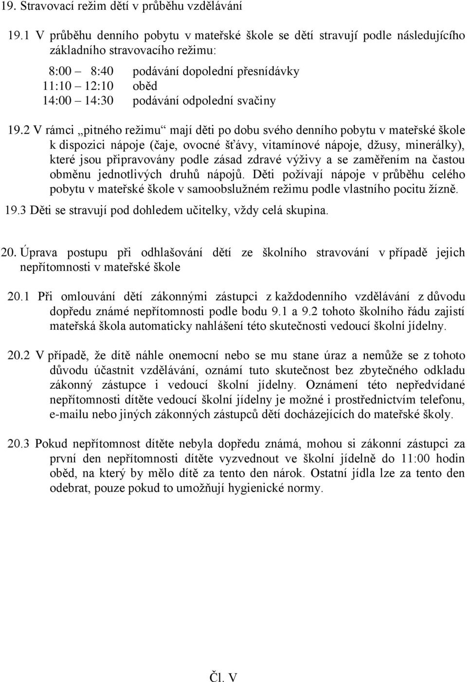 odpolední svačiny 19.