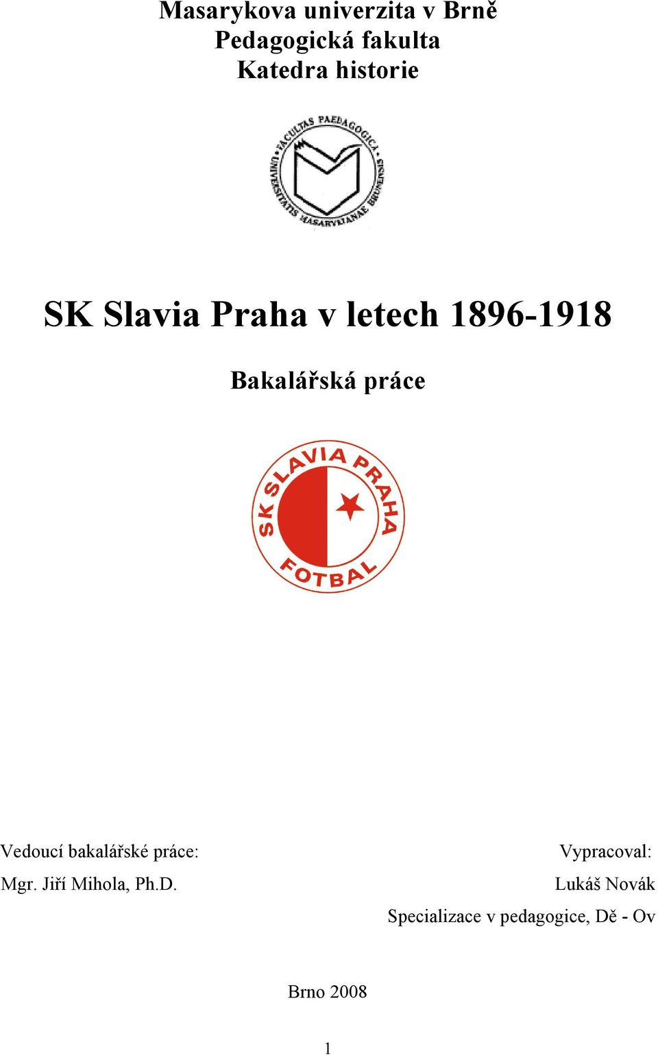 SK Slavia Praha v letech - PDF Free Download