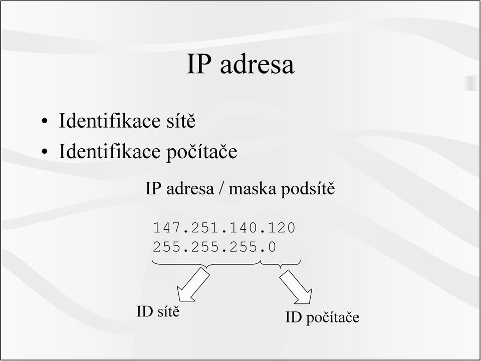 / maska podsítě 147.251.140.