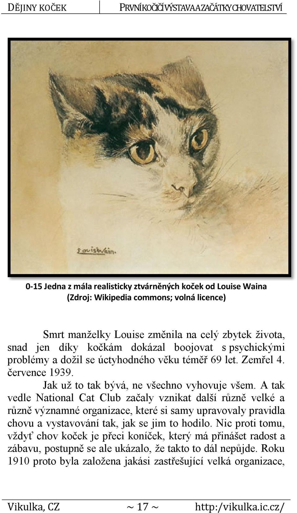 A tak vedle National Cat Club začaly vznikat další různě velké a různě významné organizace, které si samy upravovaly pravidla chovu a vystavování tak, jak se jim to hodilo.