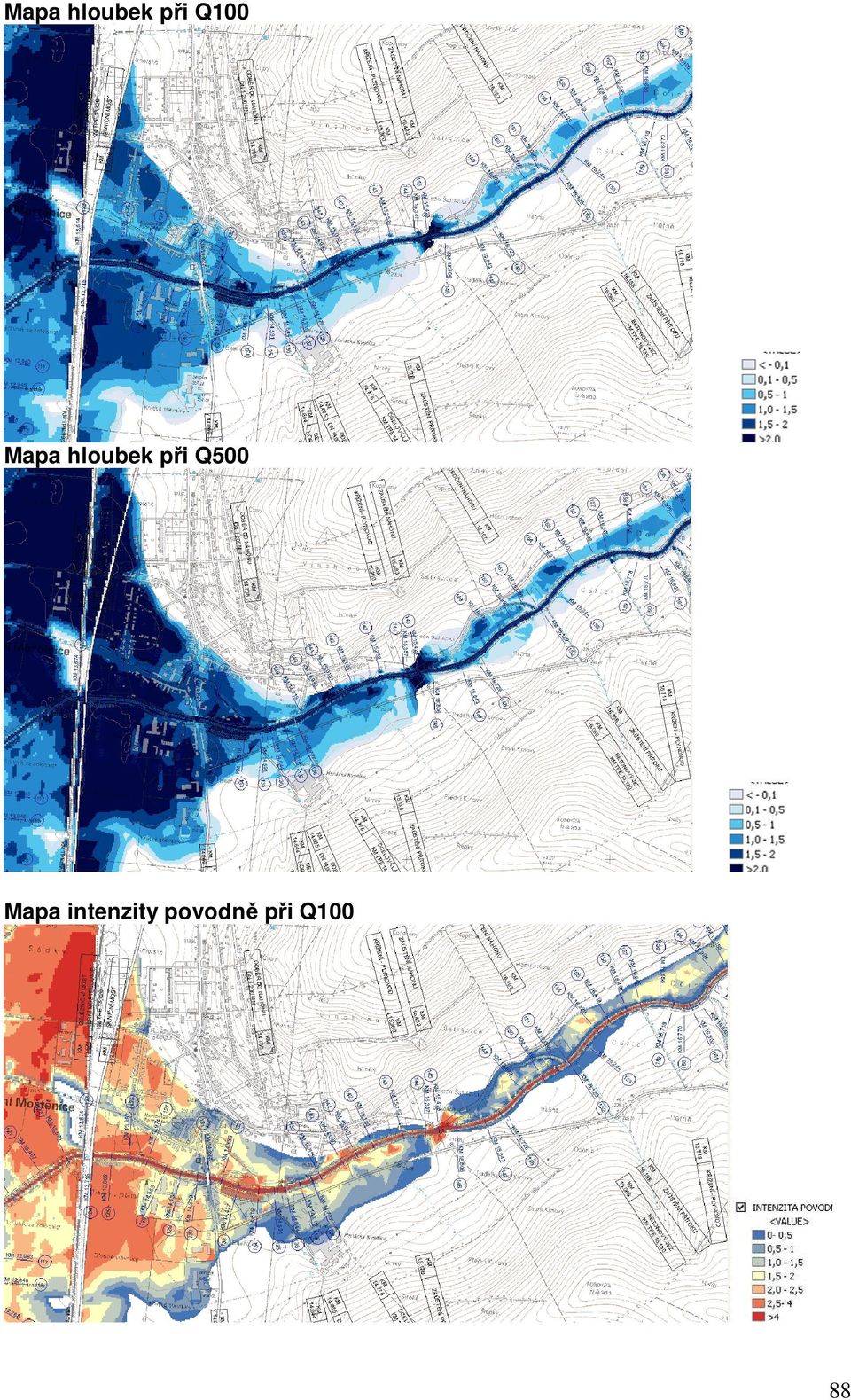 intenzity povodně