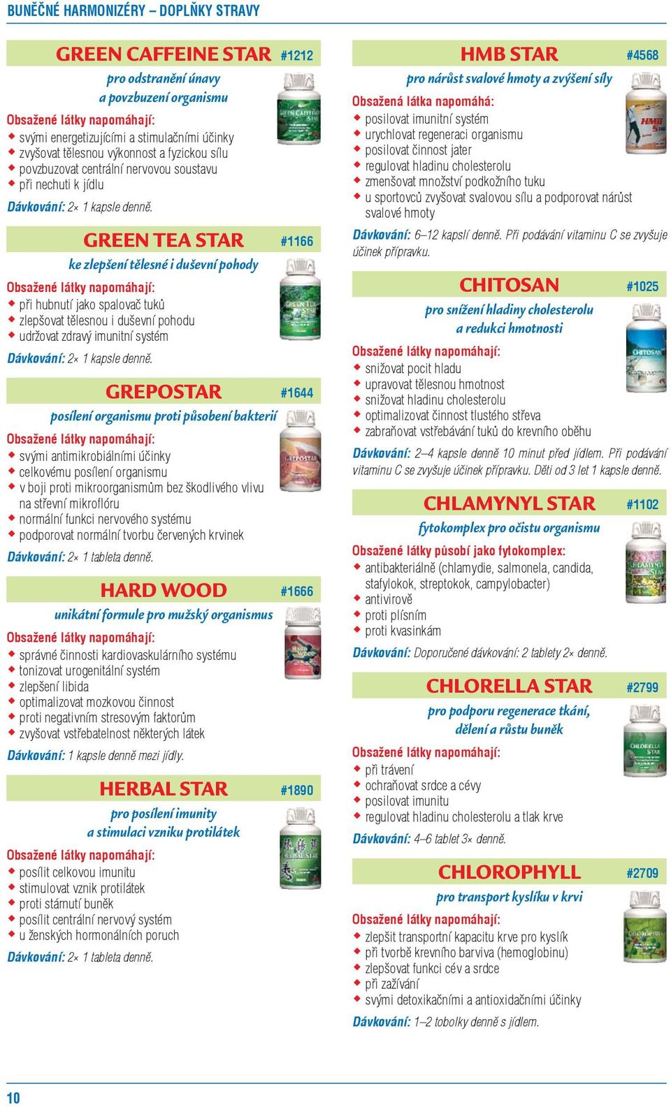 GREEN TEA STAR ke zlepšení tělesné i duševní pohody při hubnutí jako spalovač tuků zlepšovat tělesnou i duševní pohodu udržovat zdravý imunitní systém Dávkování: 2 1 kapsle denně.
